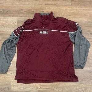 Aggies Maroon and Gray Pullover